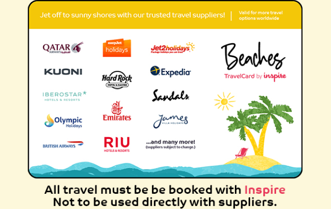 Beaches Travelcard by Inspire